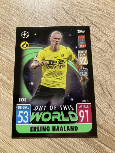 Produkt: Haaland Match Attax 2020-21 OUT OF THIS WORLD